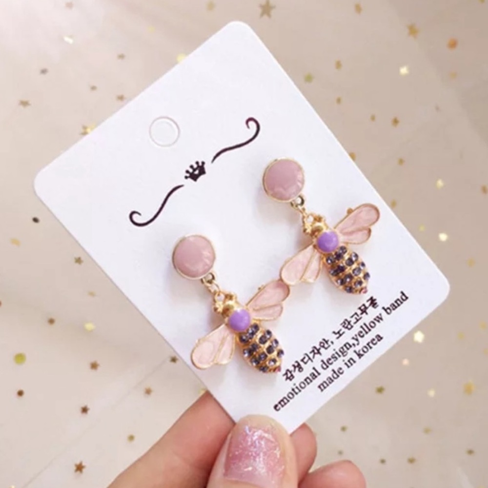 🐝 BOHO Shiny Gorgeous Bee Drop Earrings 🐝
